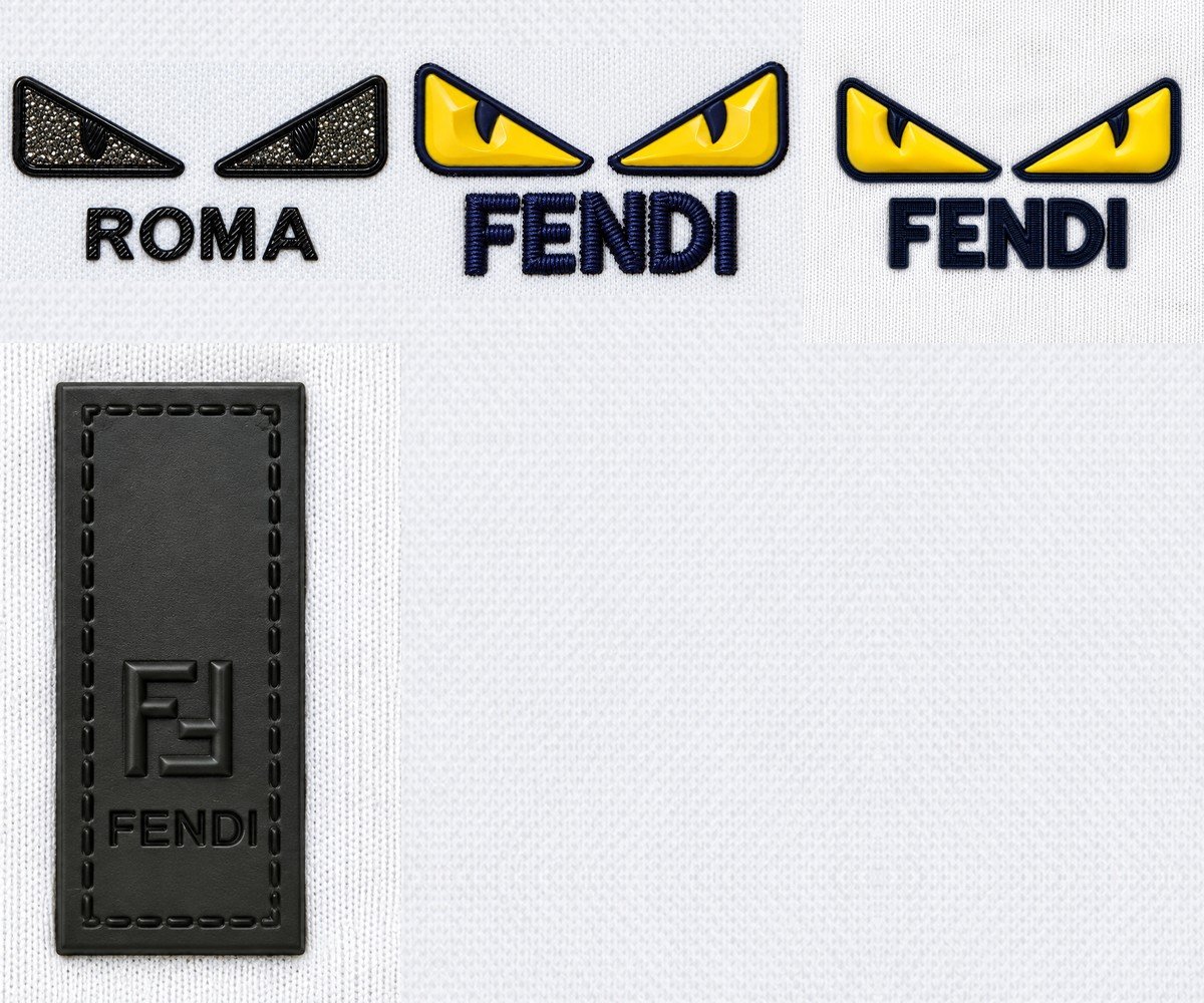 Complete Fendi collection of 4 logo designs